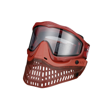 JT PROFLEX PAINTBALL MASK LE - BIRTHSTONE SERIES GARNET w/ CLEAR LENS