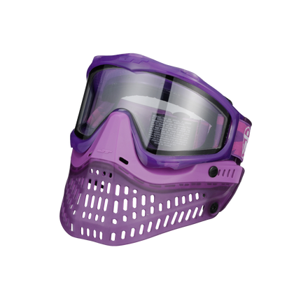 JT PROFLEX PAINTBALL MASK LE - BIRTHSTONE SERIES AMETHYST w/ CLEAR LENS