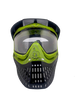 JT PROFLEX PAINTBALL MASK - MISPRINT SLIME BANDANA W/CLEAR LENS