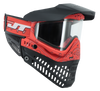 JT PROFLEX PAINTBALL MASK - RED BANDANA W/CLEAR LENS