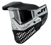 JT PROFLEX PAINTBALL MASK - WHITE BANDANA W/CLEAR LENS