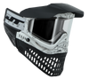 JT PROFLEX PAINTBALL MASK - WHITE BANDANA W/CLEAR LENS