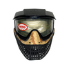 JT PROFLEX PAINTBALL MASK - BLACK / COOKIE DOUGH W/ CLEAR LENS