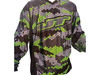 JT Swarm Camo Jersey: Lime