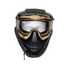 JT PROFLEX PAINTBALL MASK - COOKIE DOUGH/ BLACK  W/ CLEAR LENS