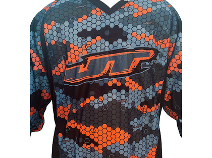 JT Swarm Camo Jersey: Orange