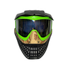 JT PROFLEX PAINTBALL MASK - LIME / COOKIE DOUGH W/ SMOKE LENS